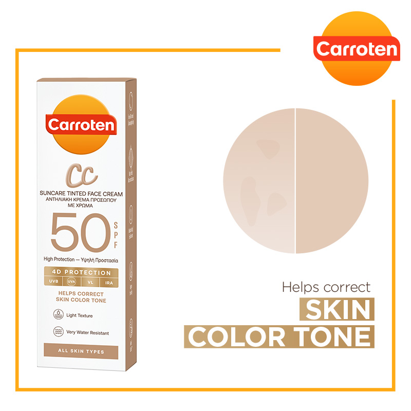 CARROTEN - CC Suncare Tinted Face Cream SPF50 - 50ml